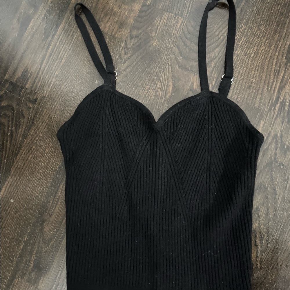 Black Sweater Tank